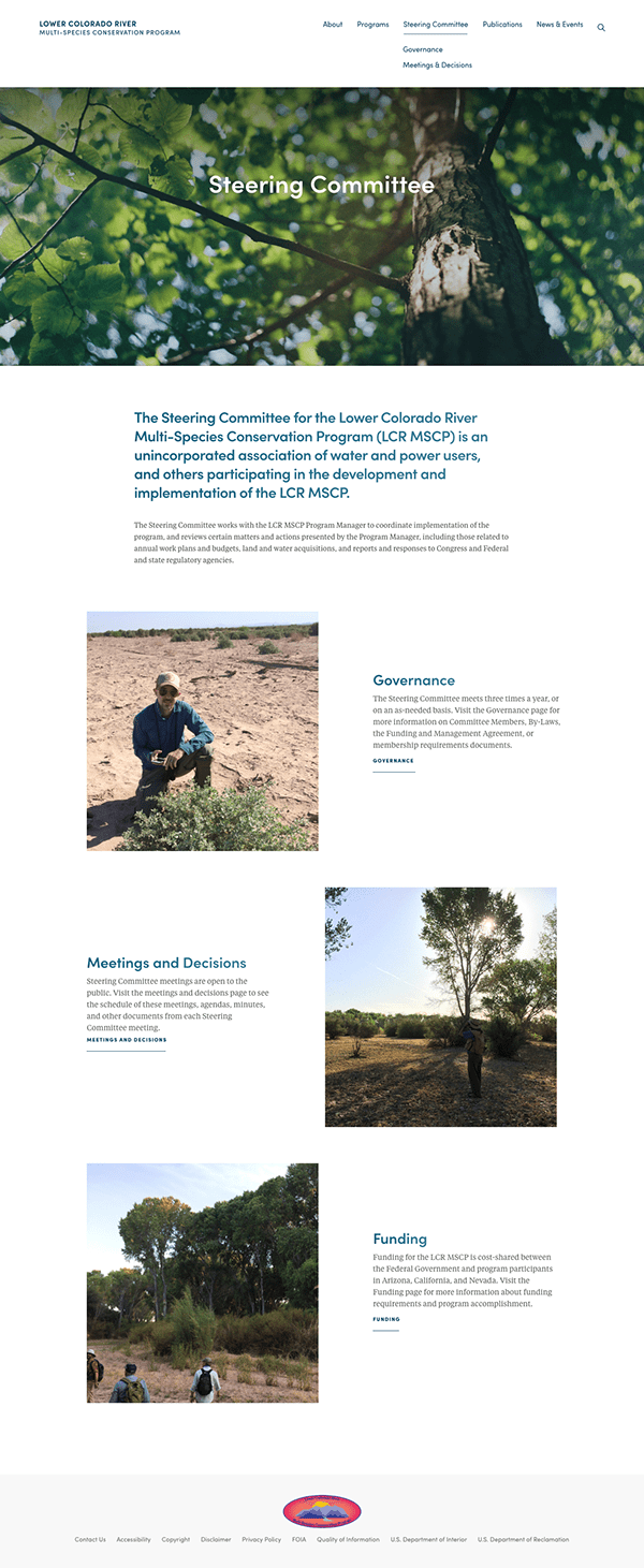 LCR MSCP content page